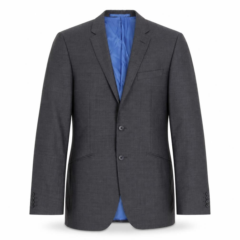 Marks & Spencer Mens Grey Wool Jacket Suit Jacket Size 38 Regular