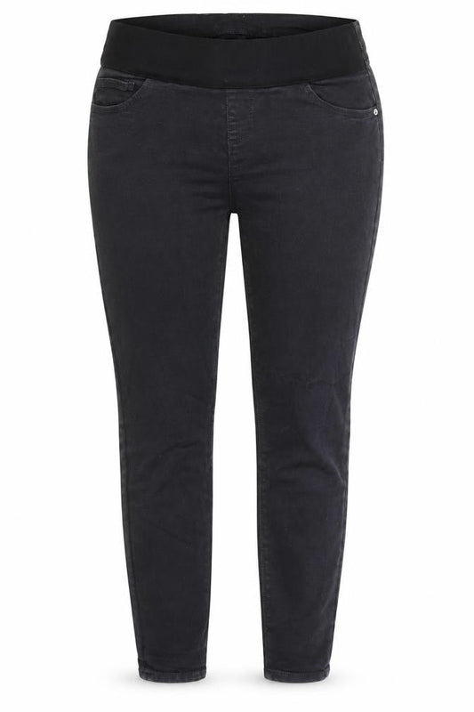Topshop Womens Black Cotton Jegging Jeans Size 32 in L26 in Regular