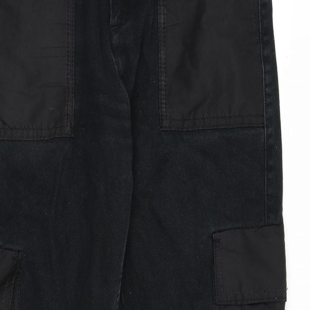 BDG Womens Black Cotton Straight Jeans Size S L27 in Regular Zip