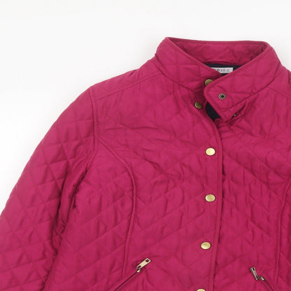 Classics Womens Purple Quilted Jacket Size 12 Snap