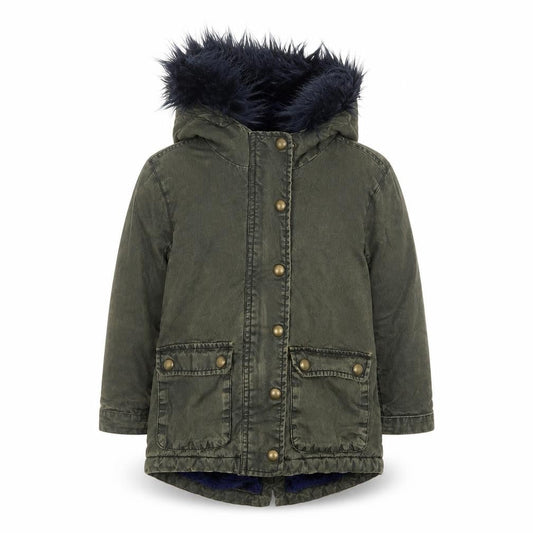 Arabella & Addison Girls Green Jacket Size 3-4 Years Zip