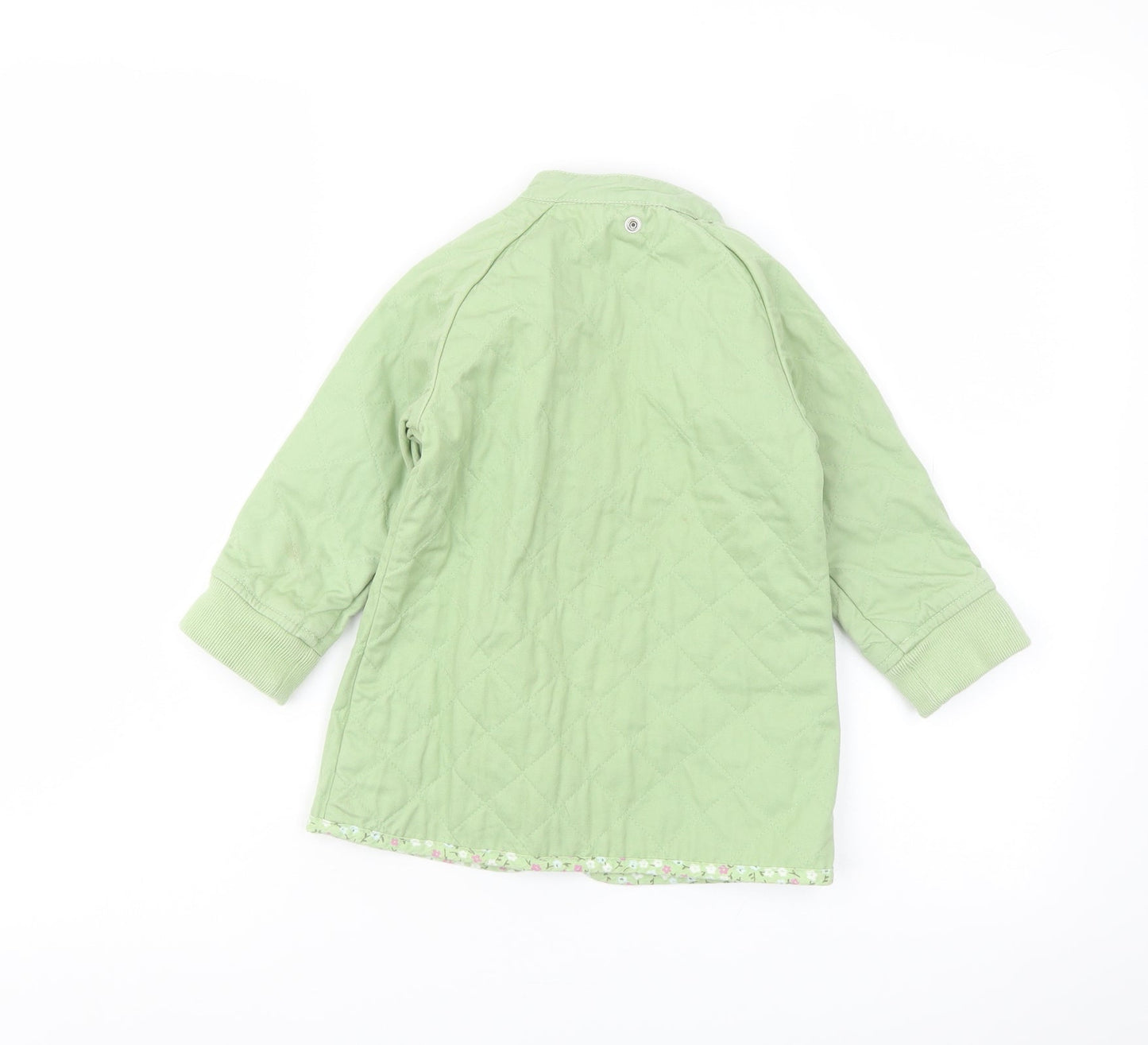 Gap Girls Green Jacket Size 3 Years Zip