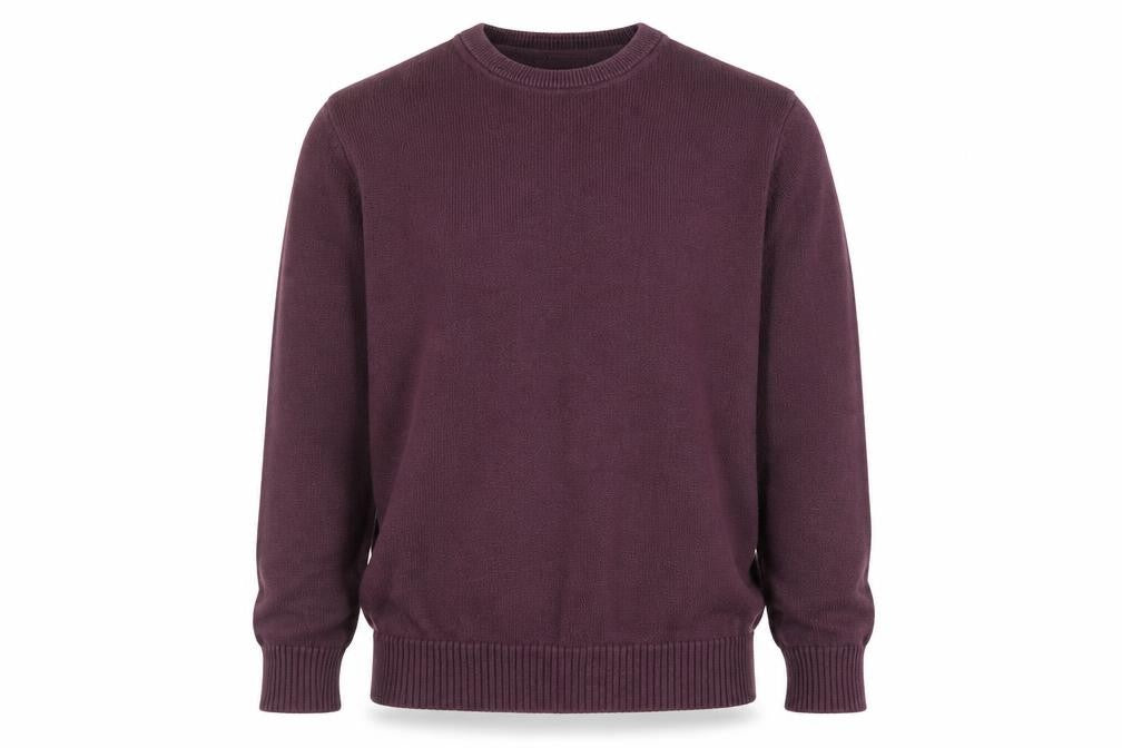 Maine Mens Pink Crew Neck Cotton Pullover Jumper Size S Long Sleeve
