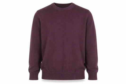 Maine New England Mens Pink Crew Neck Cotton Pullover Jumper Size S Long Sleeve