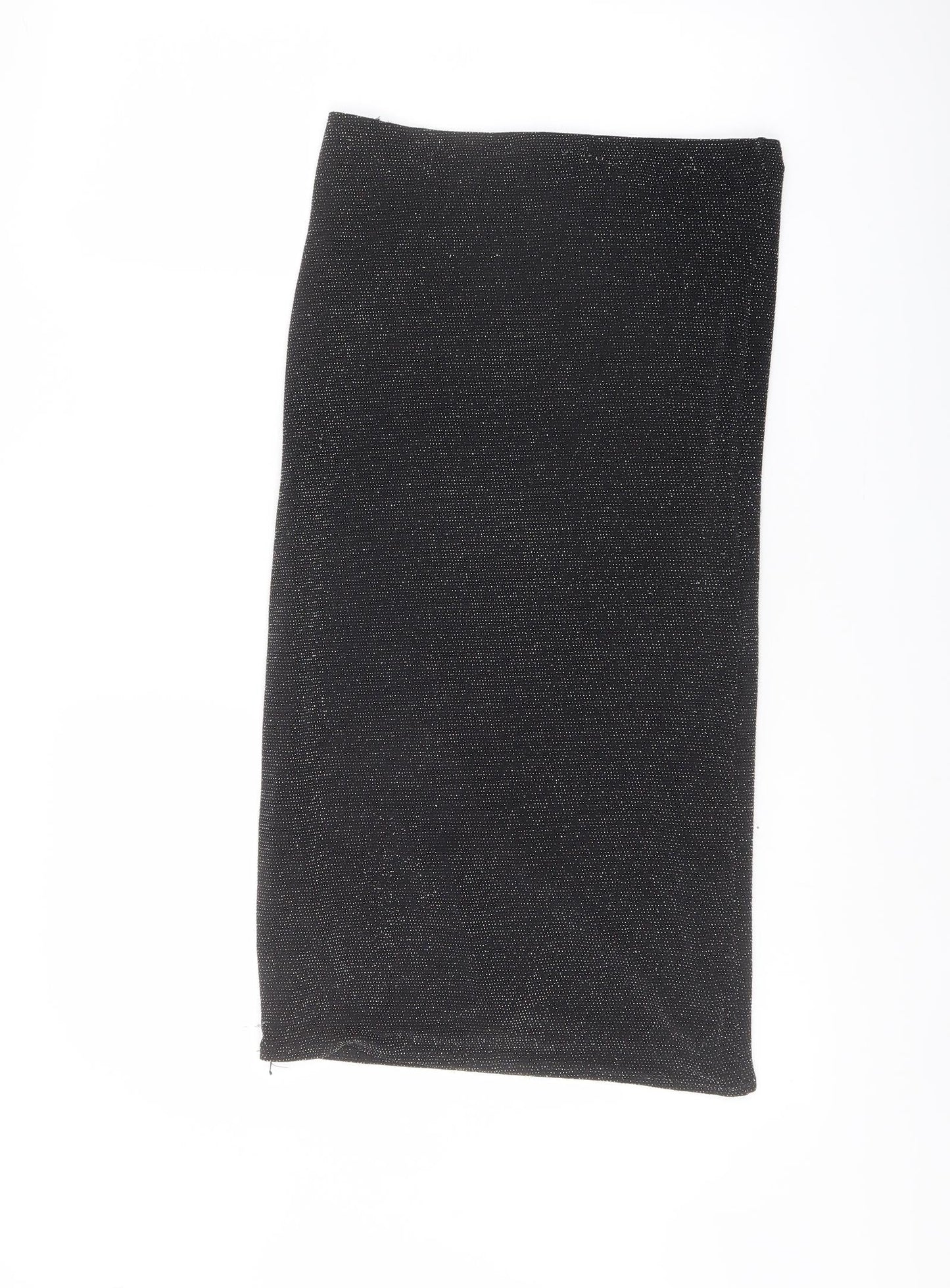 Red Herring Womens Black Nylon Straight & Pencil Skirt Size 10