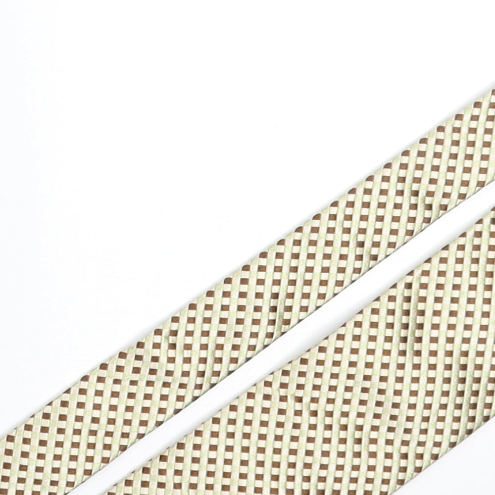 Profumo Mens Multicoloured Plaids & Checks Silk Pointed Tie One Size