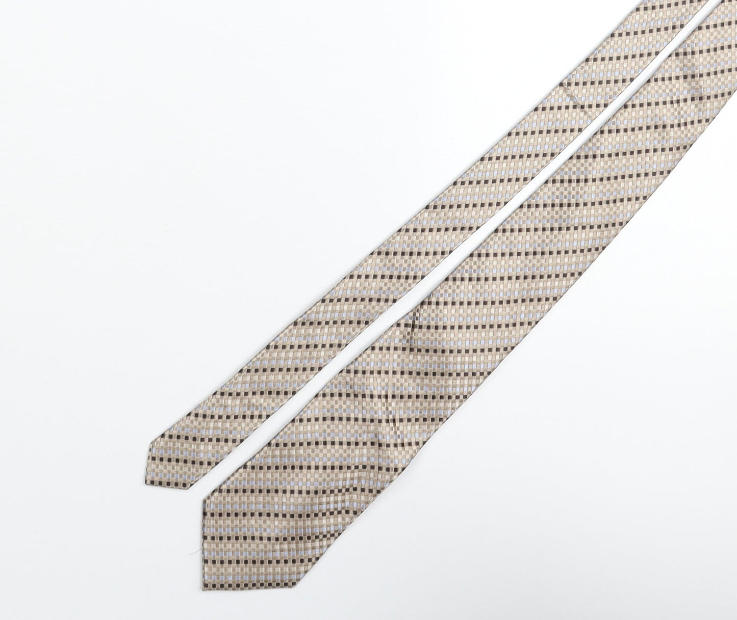 Deha Villand Mens Multicoloured Plaids & Checks Silk Pointed Tie One Size