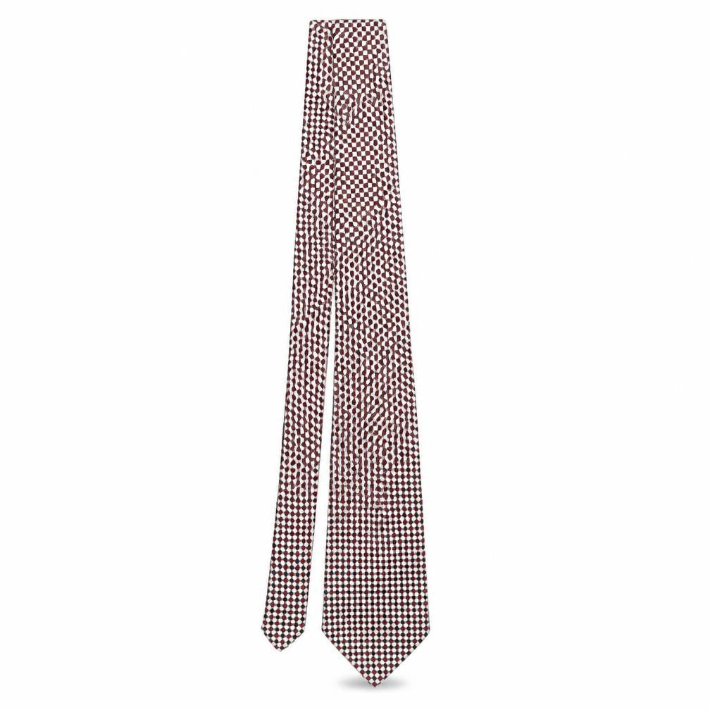 Pink Flamingo Mens Multicoloured Plaids & Checks Polyester Pointed Tie One Size