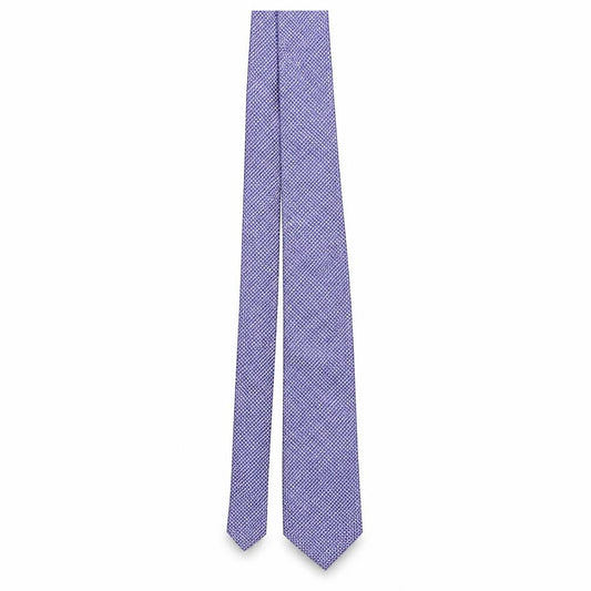 Paul Costelloe Mens Blue Plaids & Checks Silk Pointed Tie One Size