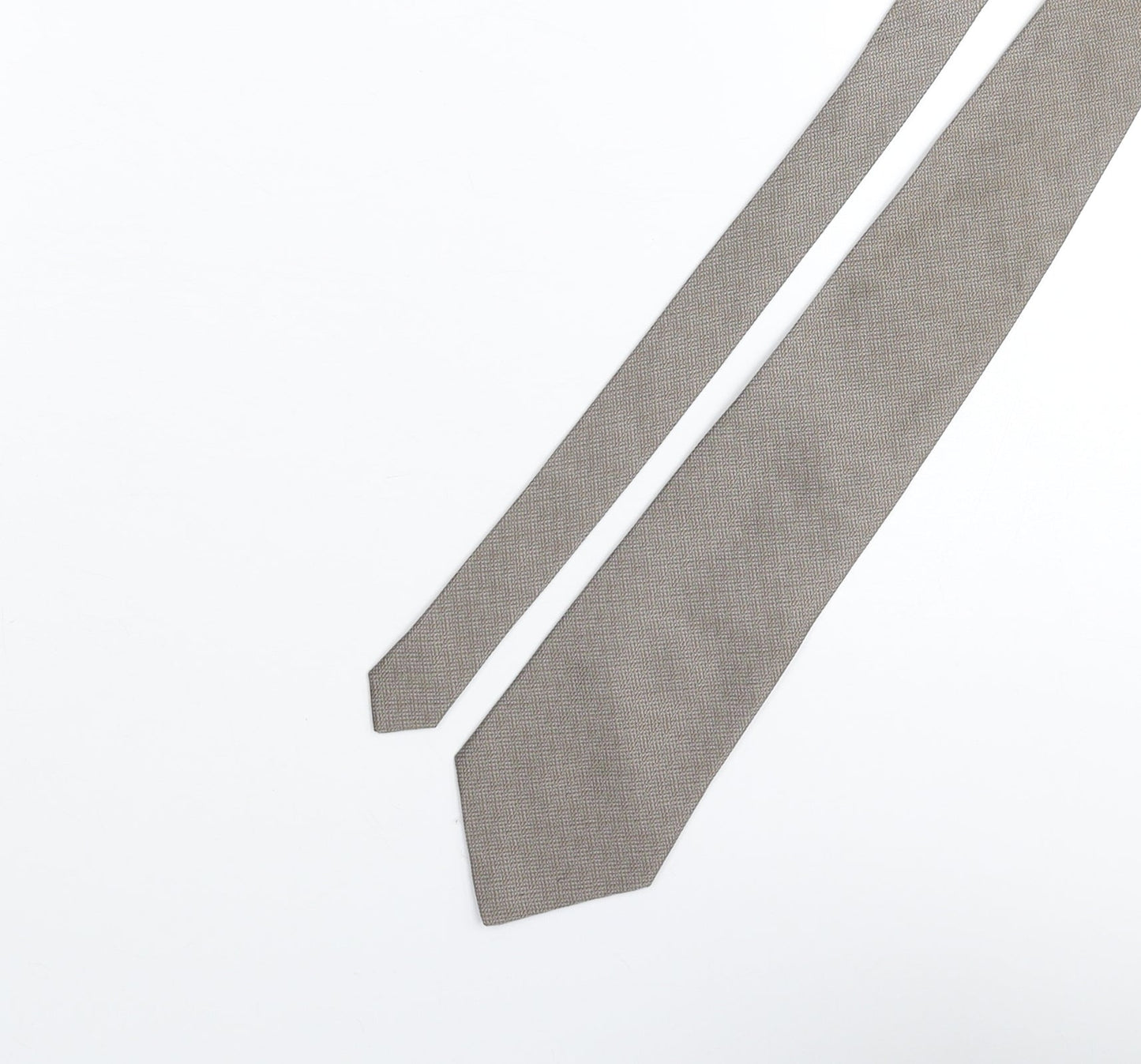 Valeria Boldi Mens Beige Polyester Pointed Tie One Size