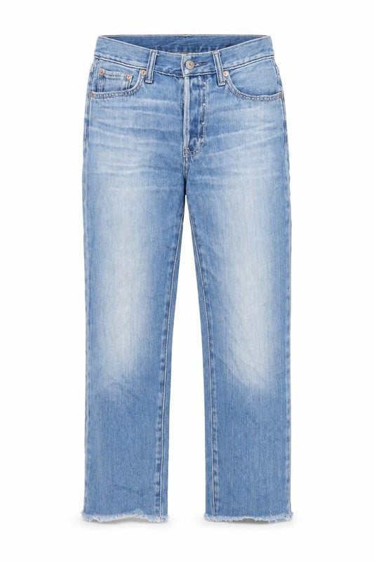 Gap Womens Blue Cotton Capri Jeans Size 28 in L24 in Regular Zip - Pockets, Belt Loops, Logo