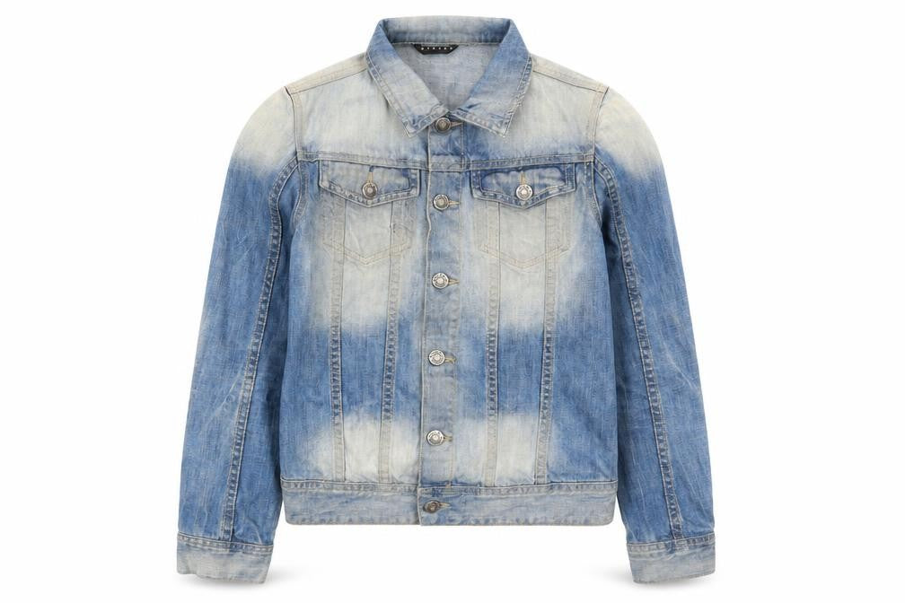 Sisley Girls Blue Jacket Size 10-11 Years Button - Pockets