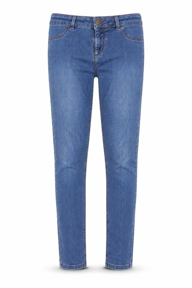 Oasis Womens Blue Cotton Skinny Jeans Size 10 L30 in Regular Zip - Stretch
