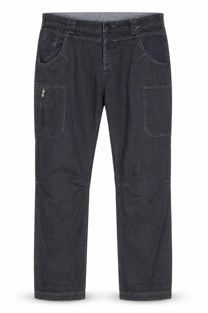 Burton Mens Blue Cotton Straight Jeans Size 36 in L31 in Regular Zip - Pockets, Belt Loops, Buckle, Zips