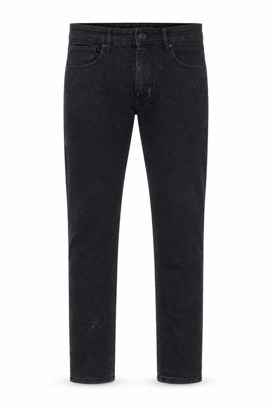 Flying Machine Mens Black Cotton Straight Jeans Size 32 in L31 in Regular Zip - Pockets, Belt Loops