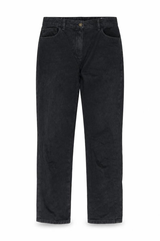 COLLUSION Womens Black Cotton Straight Jeans Size 30 in L32 in Regular Zip