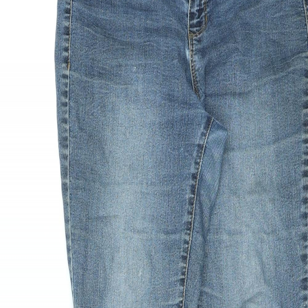 D. Jeans Womens Blue Cotton Skinny Jeans Size 6 L27 in Regular Zip