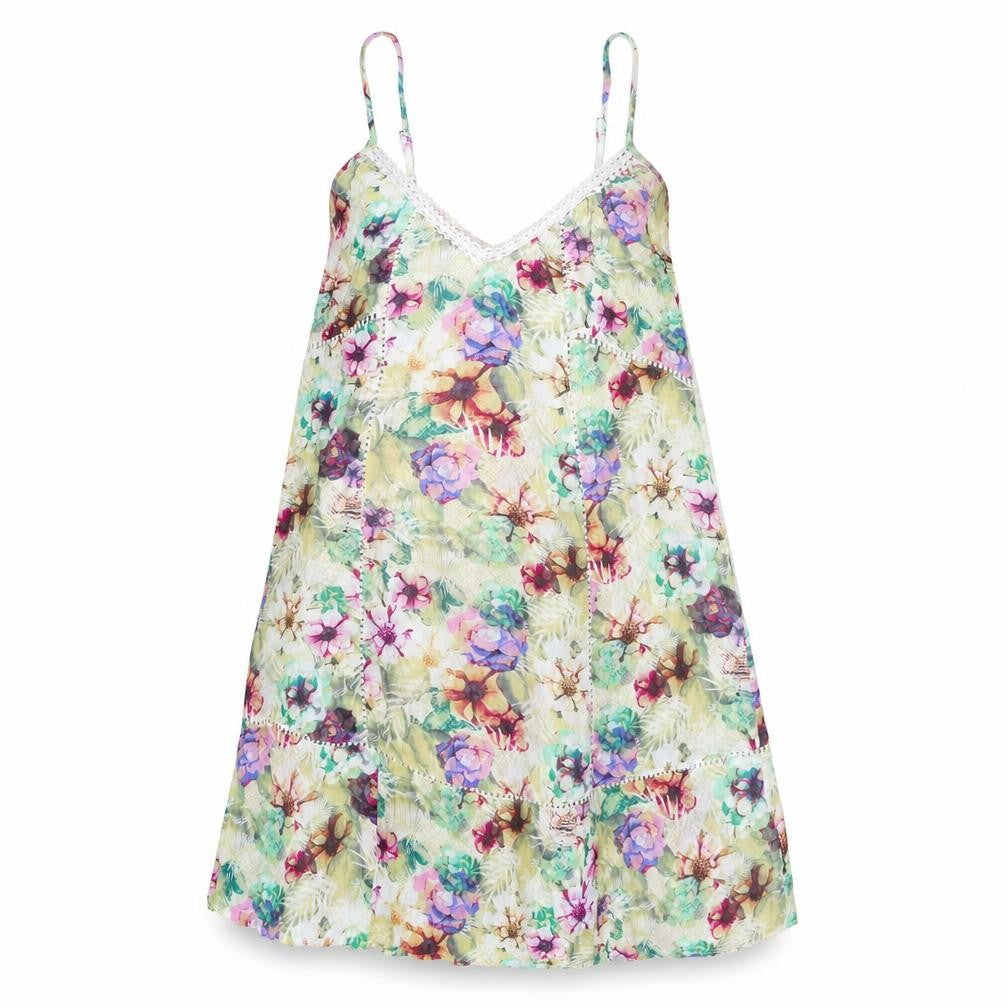 Next Womens Multicoloured Floral Viscose Cover Up Size 6