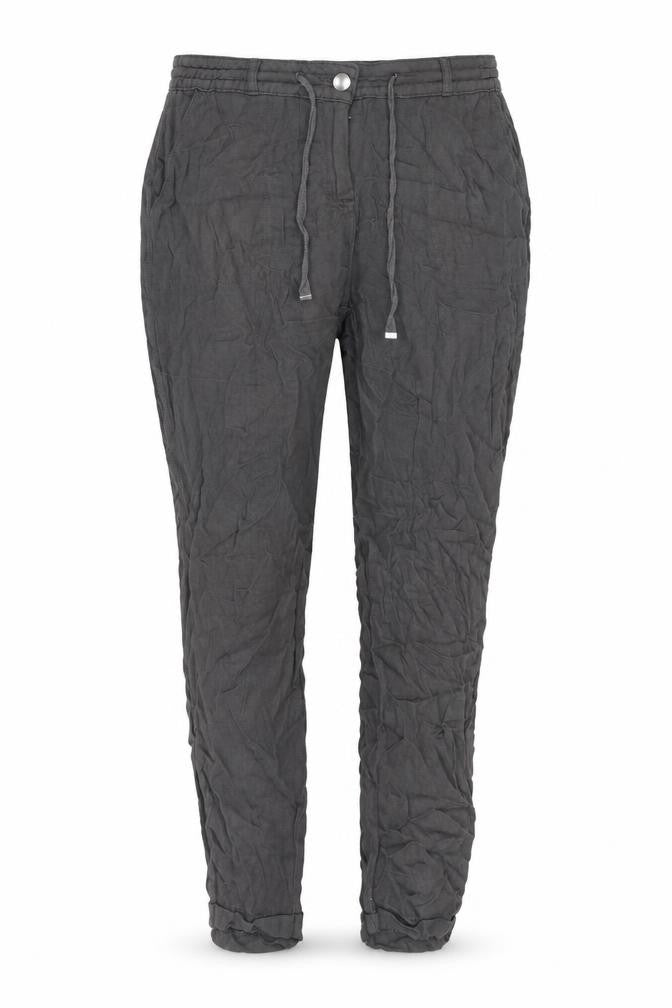 Dorothy Perkins Womens Grey Viscose Trousers Size 14 L27 in Regular Zip - Pockets