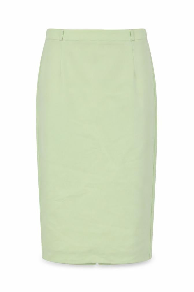 Bardehle Womens Green Polyester Straight & Pencil Skirt Size 14 Button