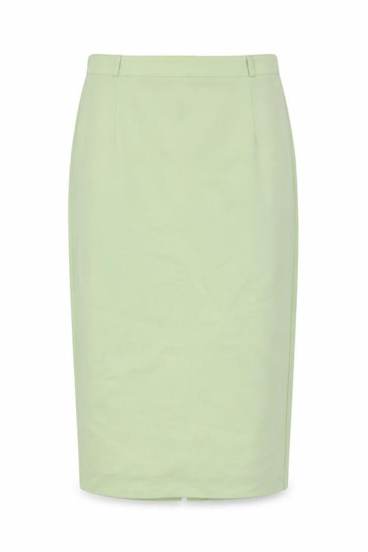 Bardehle Womens Green Polyester Straight & Pencil Skirt Size 14 Button