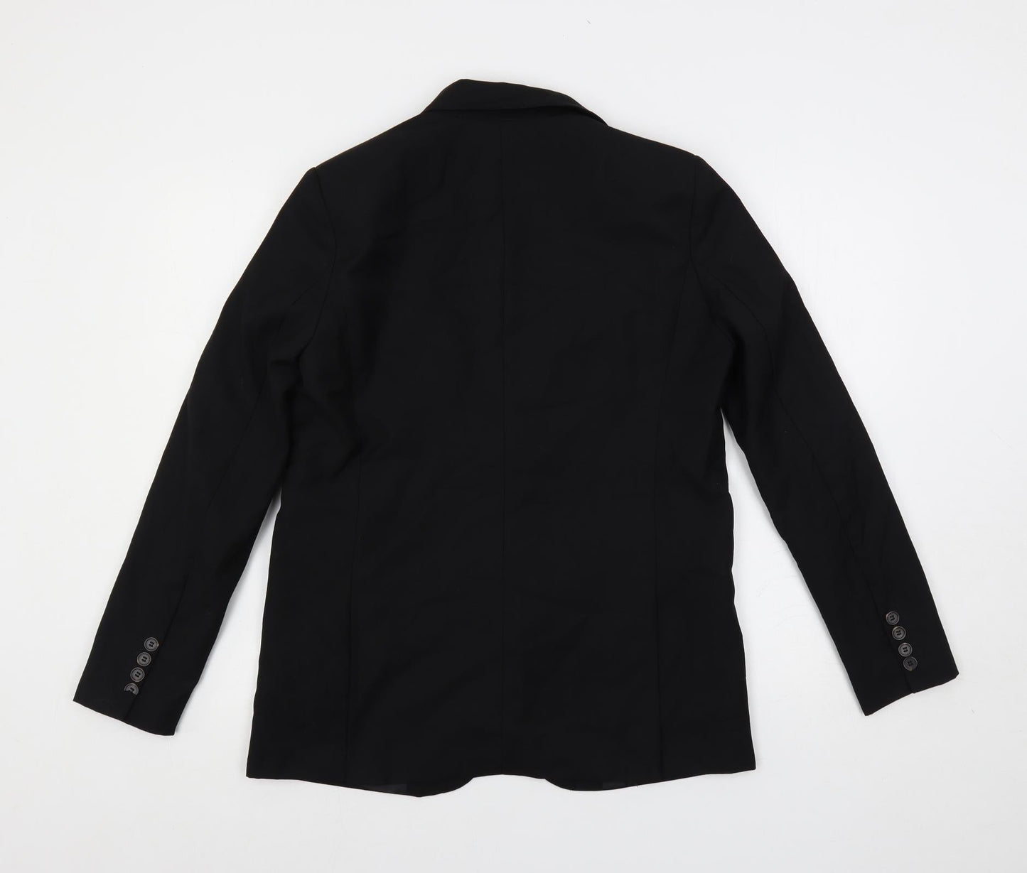 Pimkie Womens Black Jacket Blazer Size 10 Button