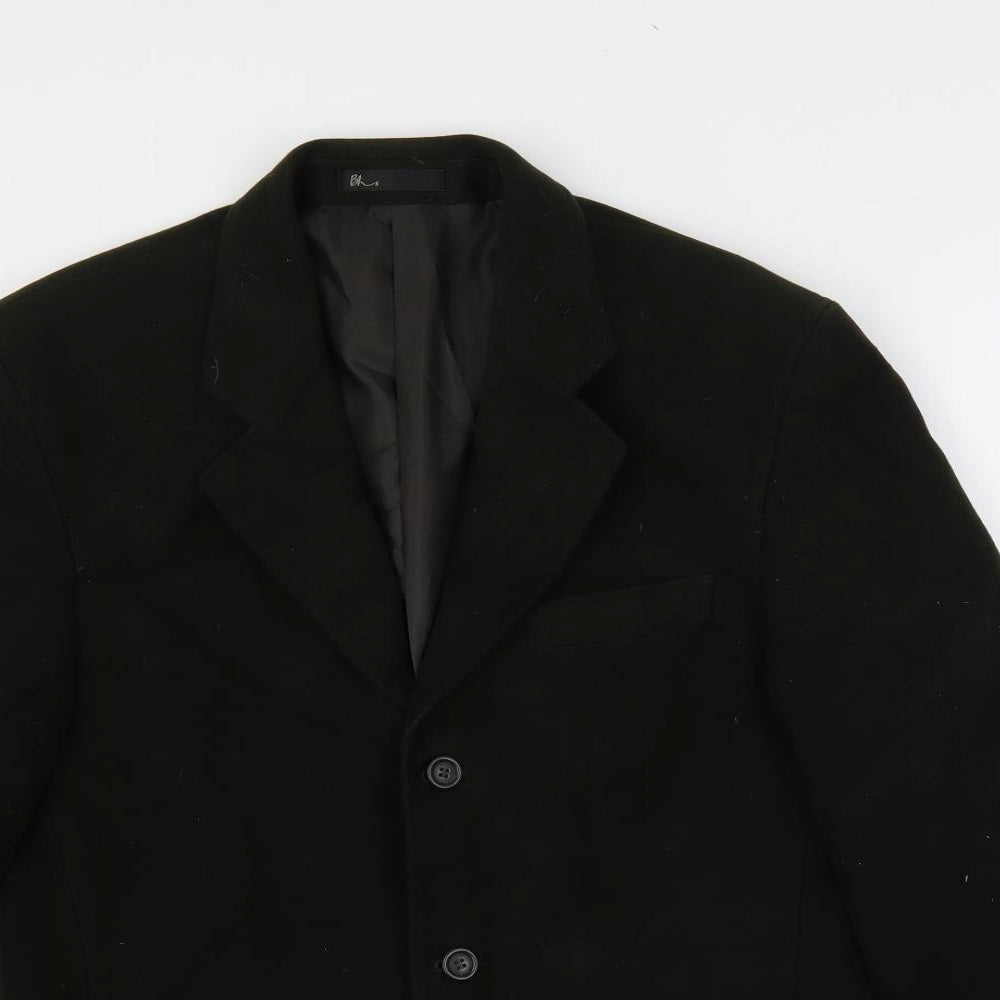 BHS Mens Green Cotton Jacket Blazer Size 36 Regular