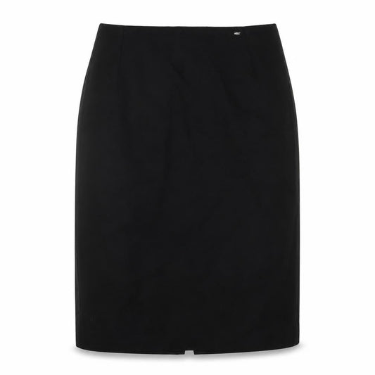 Great Plains Womens Black Wool Straight & Pencil Skirt Size 10 Zip - Lined