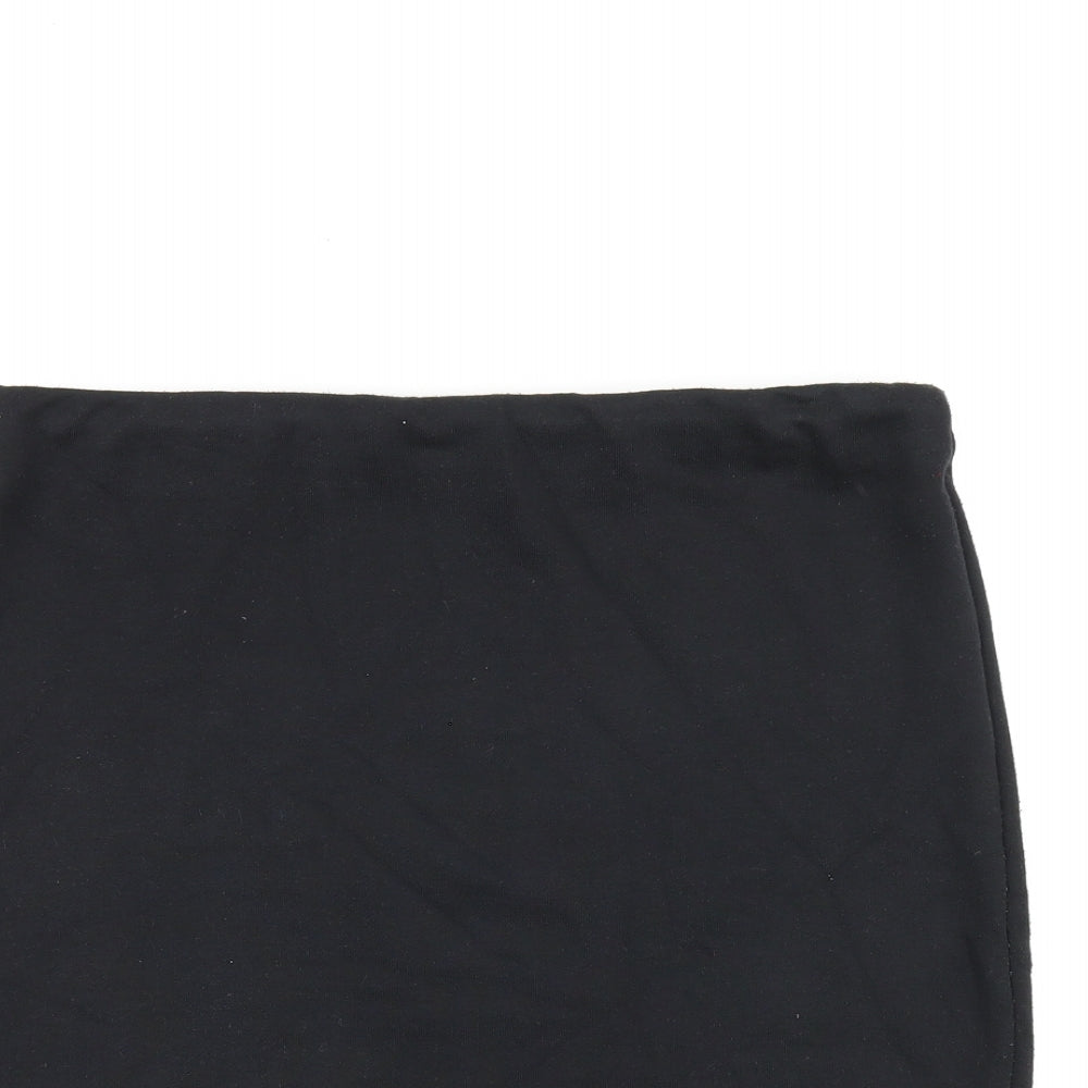 Shana by friday's Womens Black Polyester Mini Skirt Size 2XL
