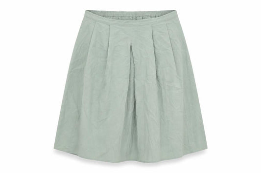 EWM Womens Green Polyester A-Line Skirt Size 22