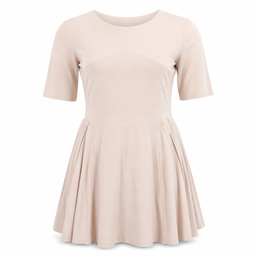ASOS Womens Pink Polyester Fit & Flare Size 10 V-Neck Pullover