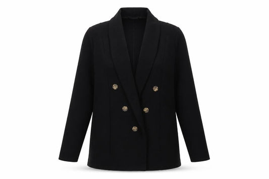 PRETTYLITTLETHING Womens Black Jacket Size 10