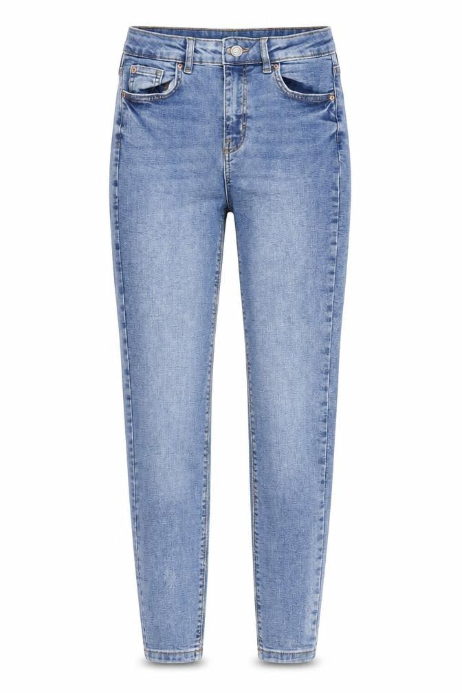 Denim & Co. Womens Blue Cotton Skinny Jeans Size 6 L26 in Regular Zip