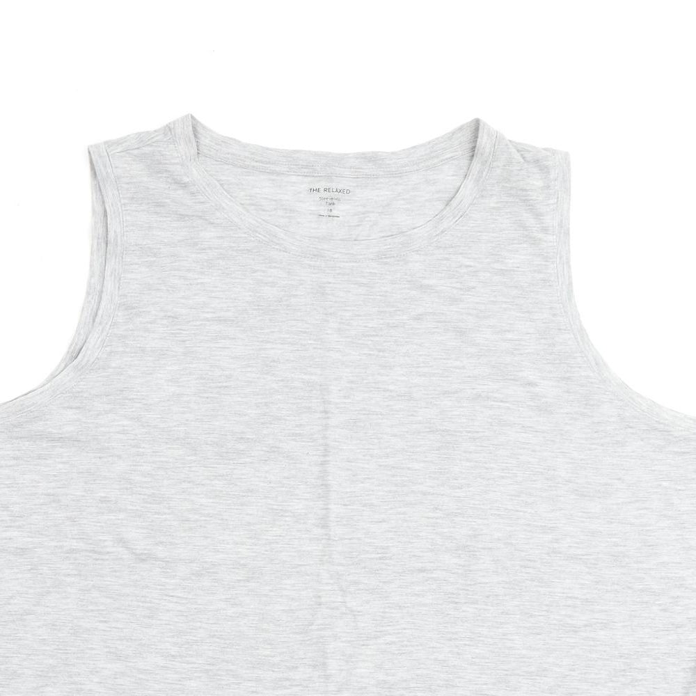 Marks and Spencer Womens Grey Polyester Basic Tank Size 18 Round Neck
