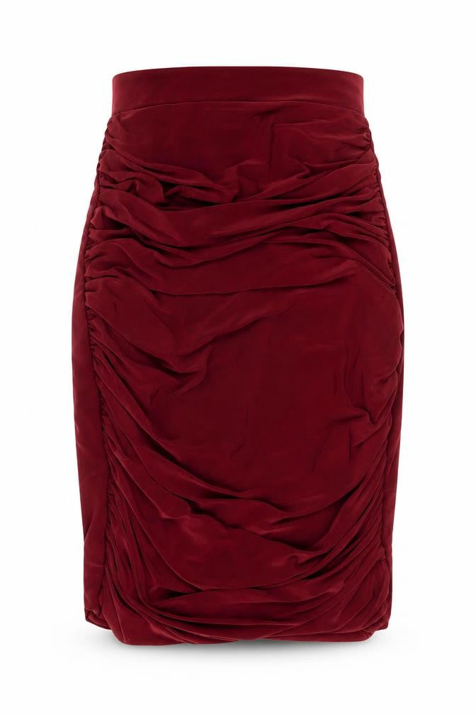 PRETTYLITTLETHING Womens Red Polyester Bandage Skirt Size 6