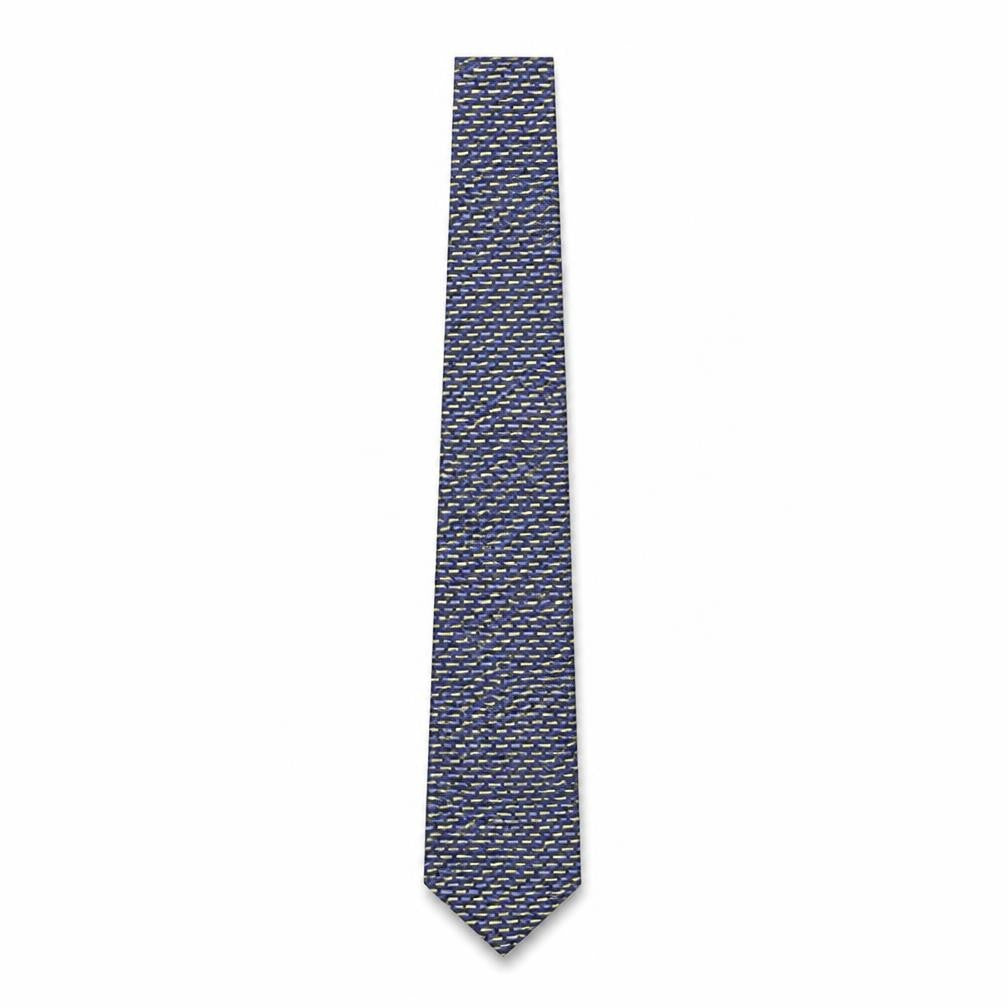 Tie Rack Mens Multicoloured Geometric Silk Pointed Tie One Size