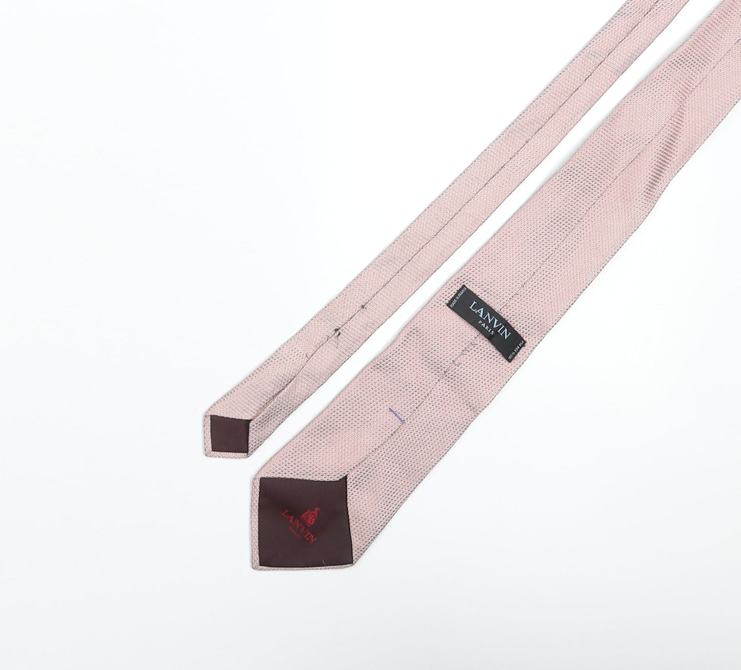 Lanvin Mens Pink Silk Pointed Tie One Size