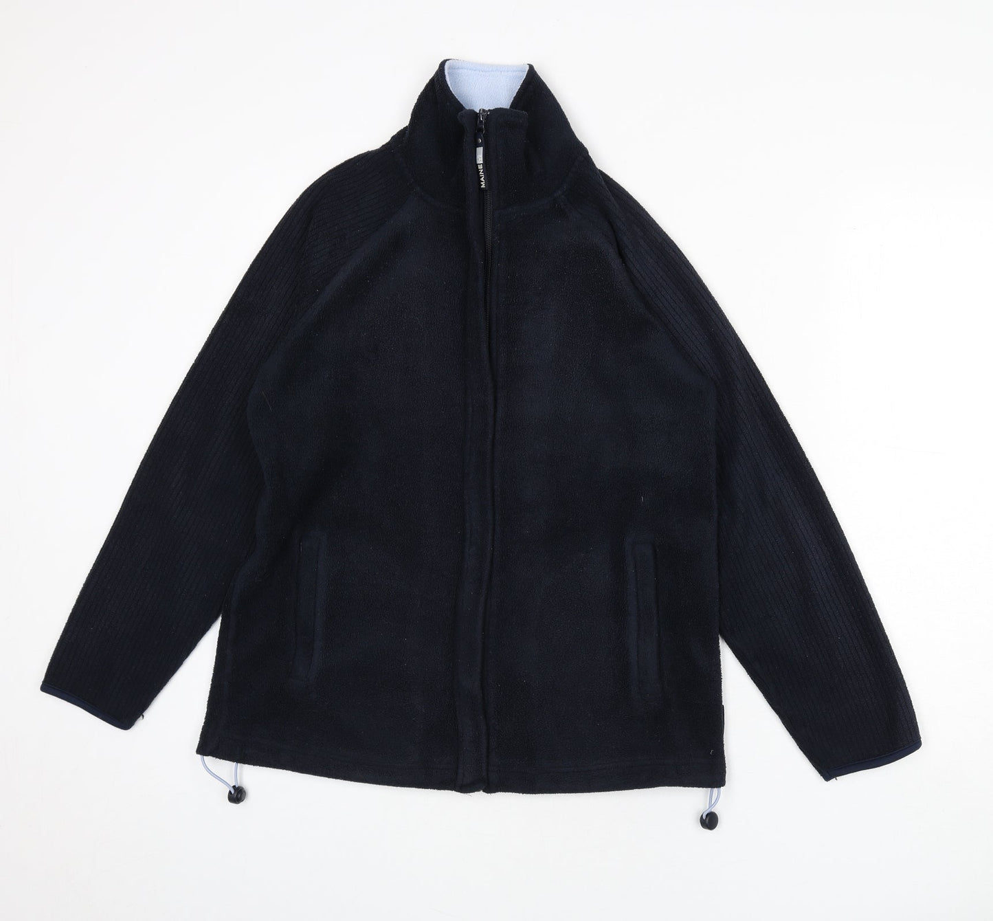 Maine New England Womens Blue Jacket Size 10 Zip