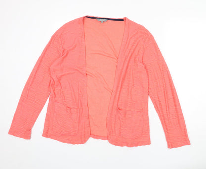 Lily & Me Womens Pink Jacket Blazer Size 12 - Ribbed