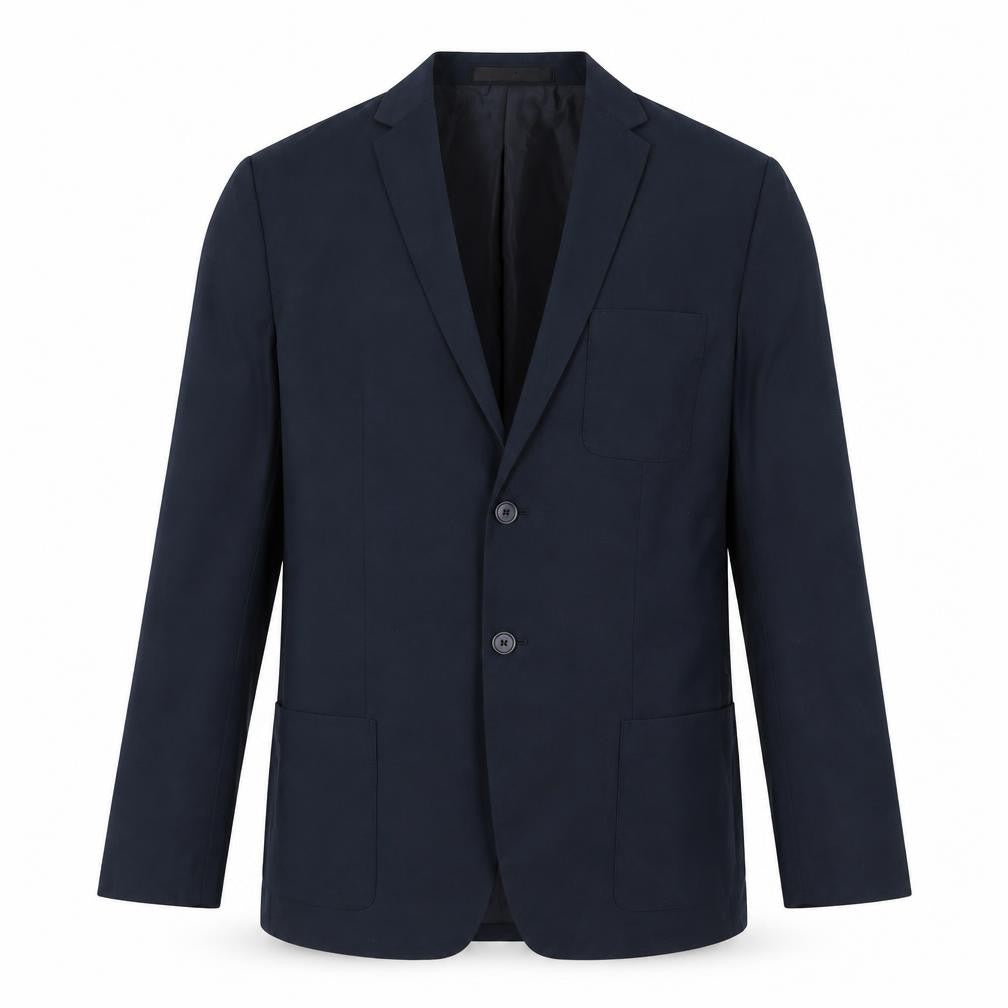 Marks & Spencer Mens Blue Polyester Jacket Blazer Size 41 Regular - 41 Inch Chest