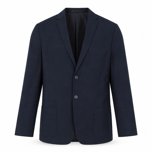 Marks & Spencer Mens Blue Polyester Jacket Blazer Size 41 Regular - 41 Inch Chest