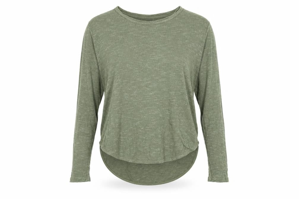 Divided by H&M Womens Green Boat Neck Viscose Pullover Jumper Size M