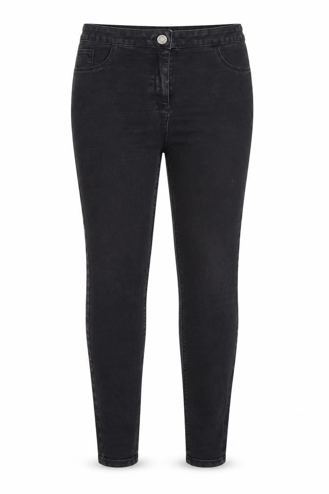 Denim// Womens Black Cotton Skinny Jeans Size 16 L28 in Regular Zip
