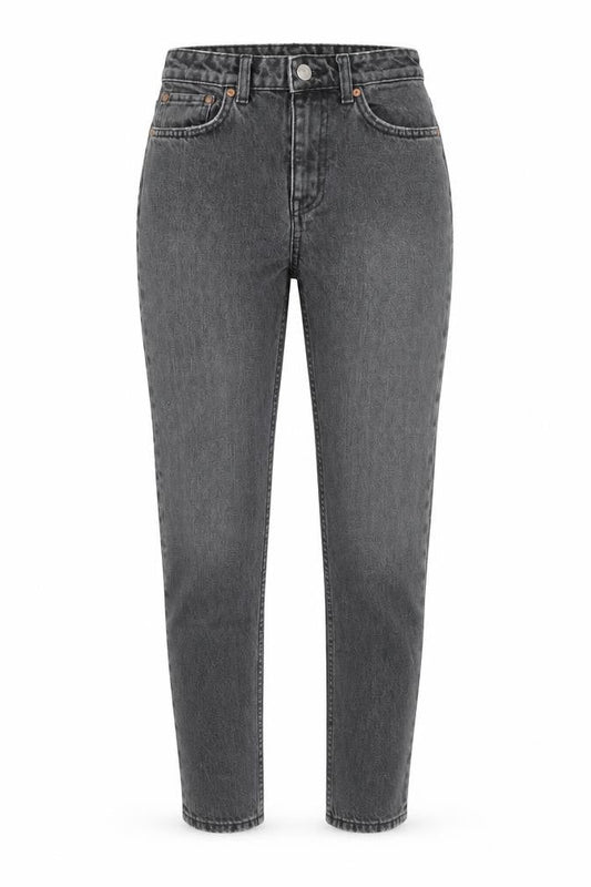 Weekday Womens Grey Cotton Skinny Jeans Size 24 in L28 in Regular Zip