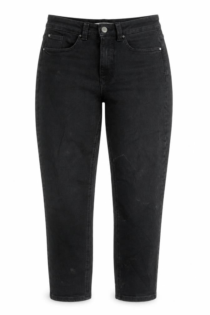 Per Una Womens Blue Cotton Tapered Jeans Size 30 in L25 in Regular Zip