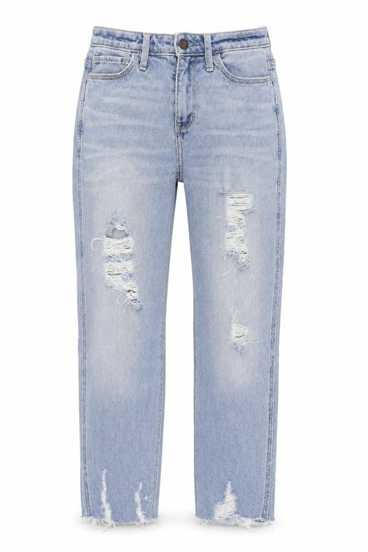 Hollister Womens Blue Cotton Straight Jeans Size 25 in L27 in Regular Zip