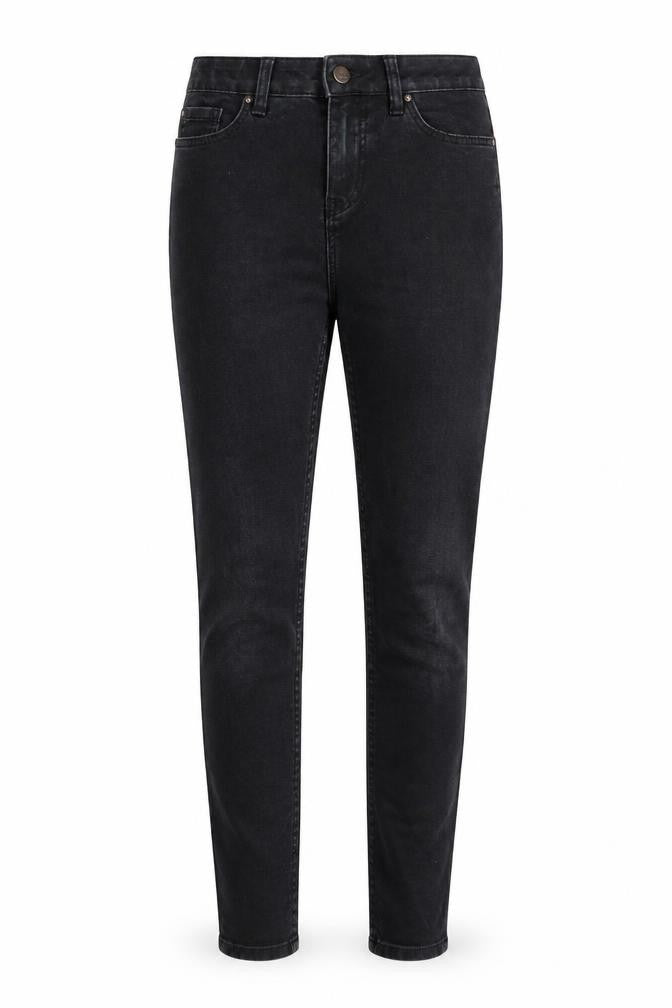 New Look Womens Black Cotton Skinny Jeans Size 8 L25 in Regular Zip