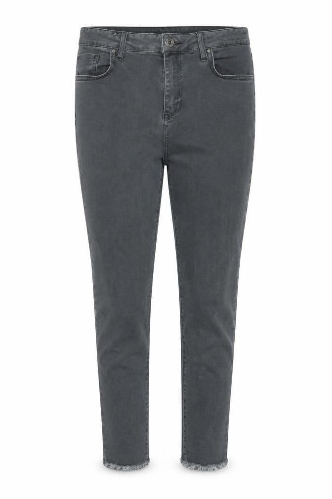 Marks & Spencer Womens Grey Cotton Skinny Jeans Size 12 L28 in Regular Zip