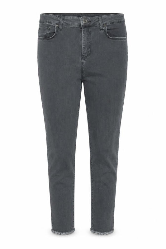 Marks & Spencer Womens Grey Cotton Skinny Jeans Size 12 L28 in Regular Zip
