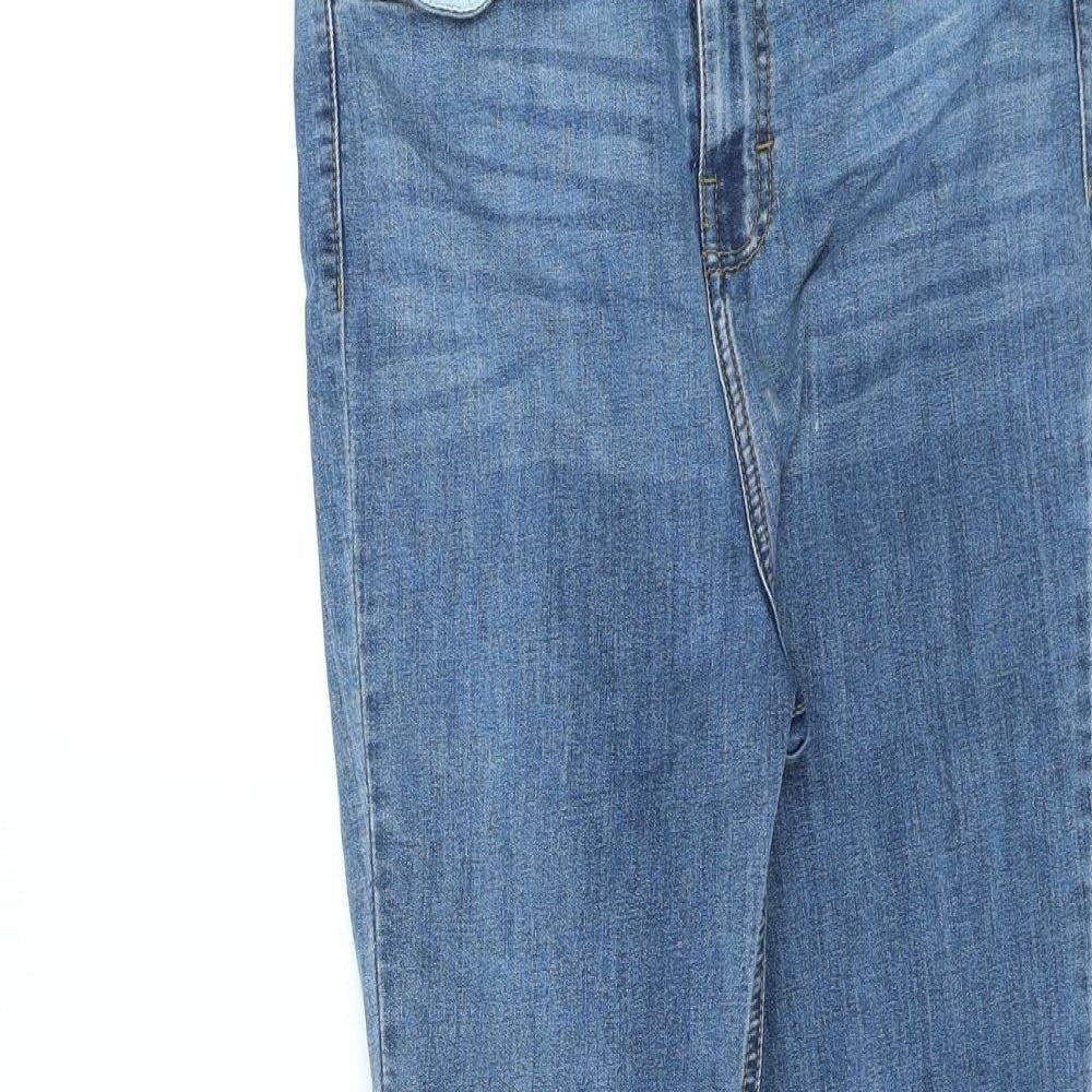 Dont Think Twice Womens Black Cotton Skinny Jeans Size 10 L28 in Regular Zip